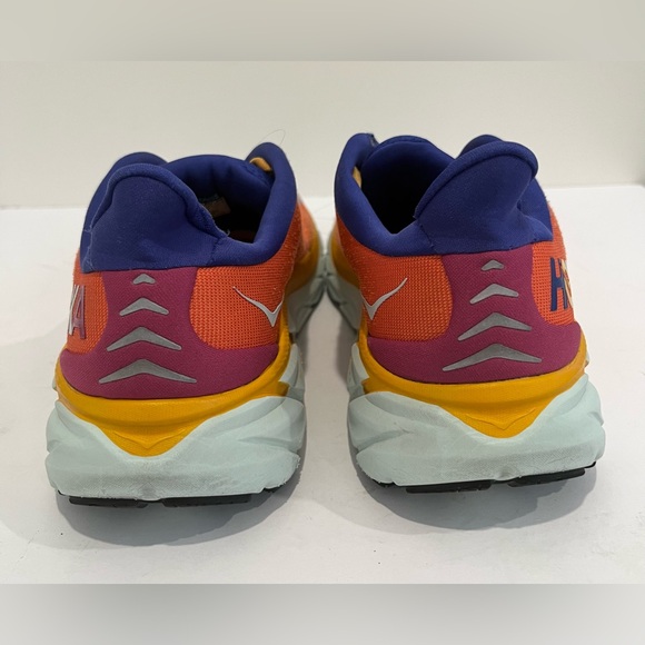 HOKA One One Clifton 8 Running Shoes Sneakers Coral Orange Women’s Size 10.5 B - Picture 7 of 12